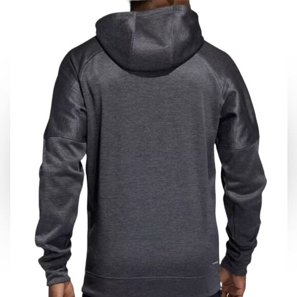 Adidas Team Fleece Logo Hoodie Mens Size Large - Picture 2 of 15